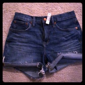 Madewell denim shorts
